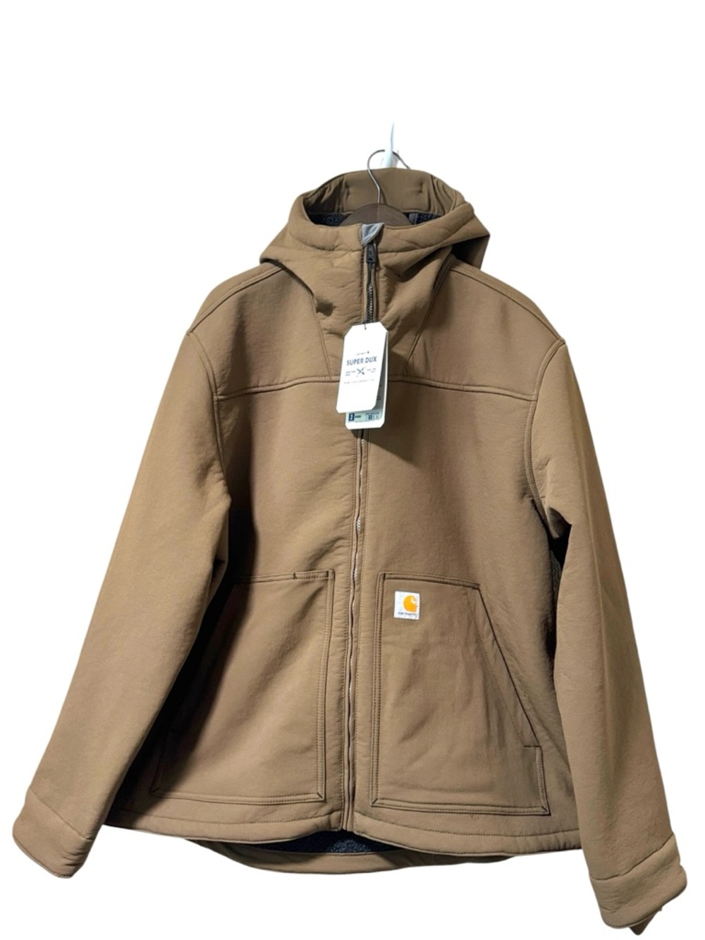 Carhartt Super Dux Hooded Sherpa Lined Relaxed Fit Active Jacket Size XL